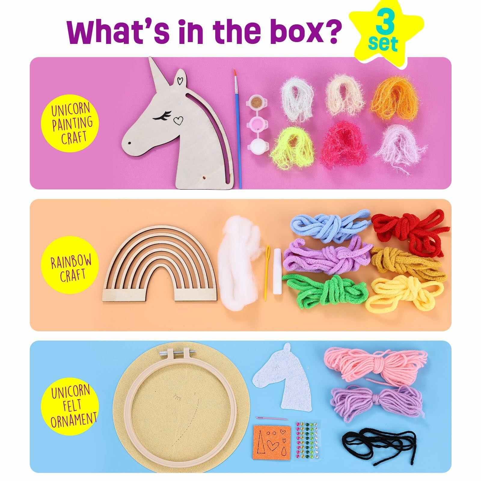 LAOESE Unicorn Sewing Craft Kit for Kids Ages 8-12 Arts & Crafts Gift