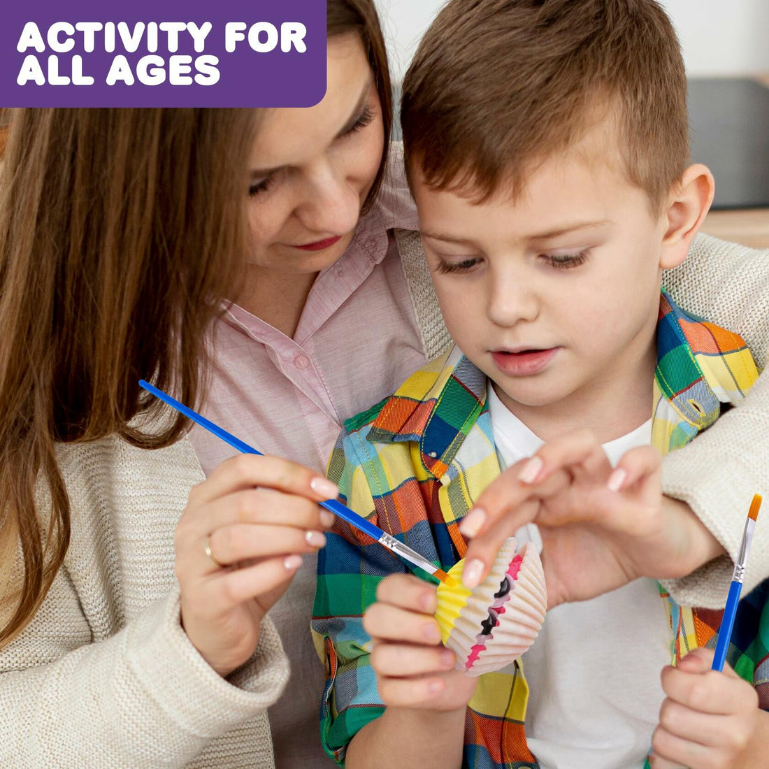 ArtCreativity Shell Painting Kit Kids Craft Supplies Creative Fun Ages 3+