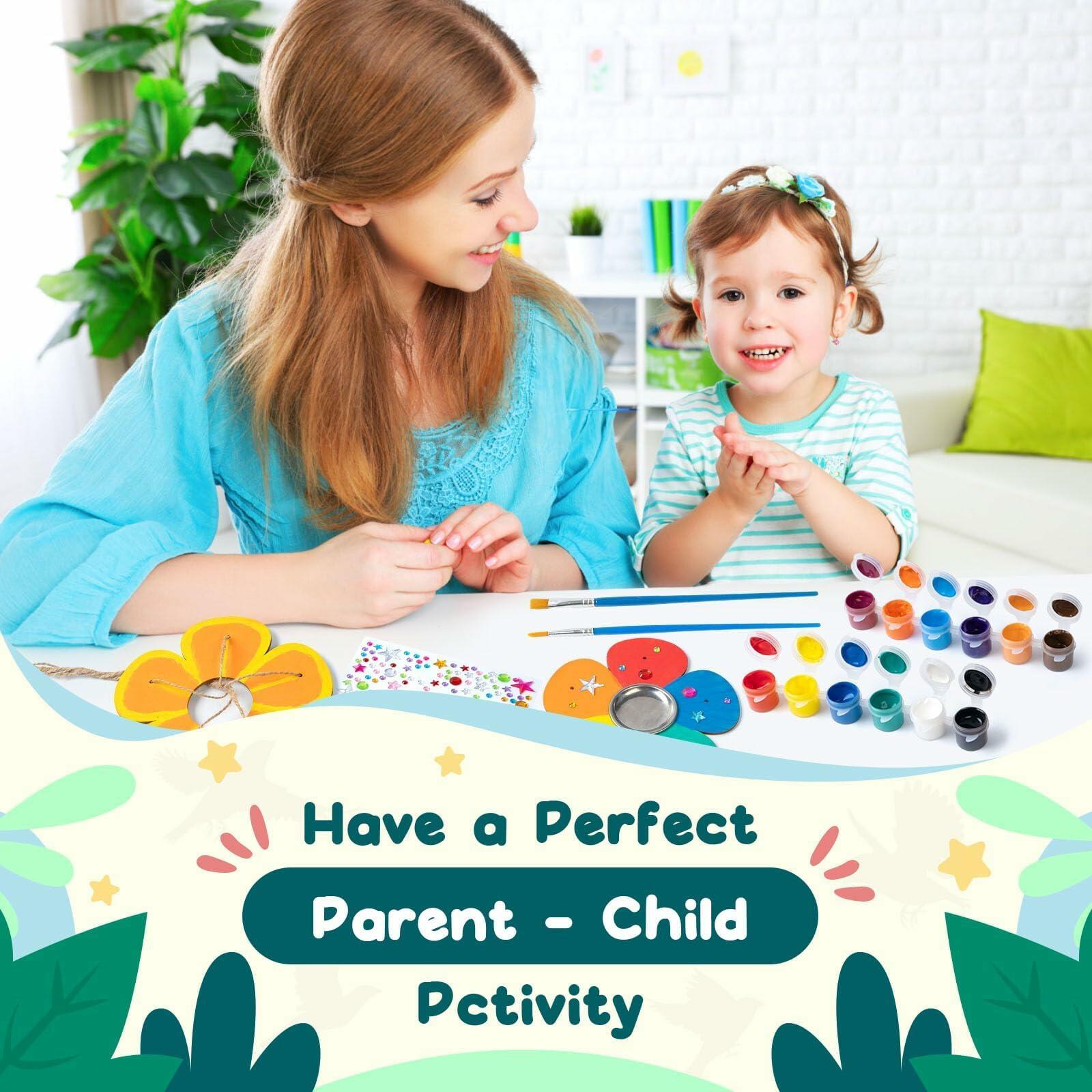 Jestrem Kids DIY Wooden Bird Feeder Kits 3-Pack Outdoor Toys Ages 3-12