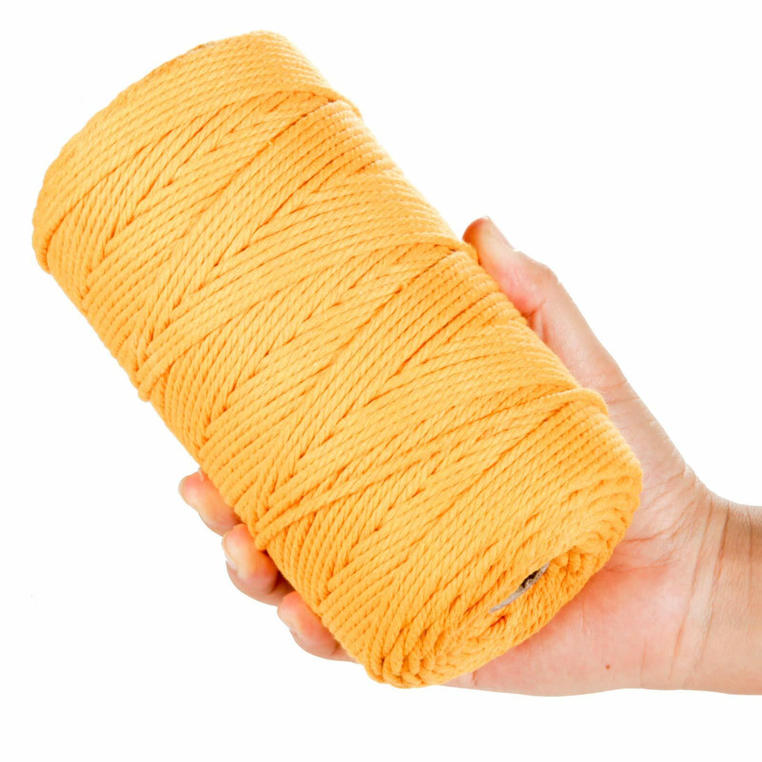 POZEAN 3mm Macrame Cord 220 Yards 100% Cotton Rose Red Cotton Yarn