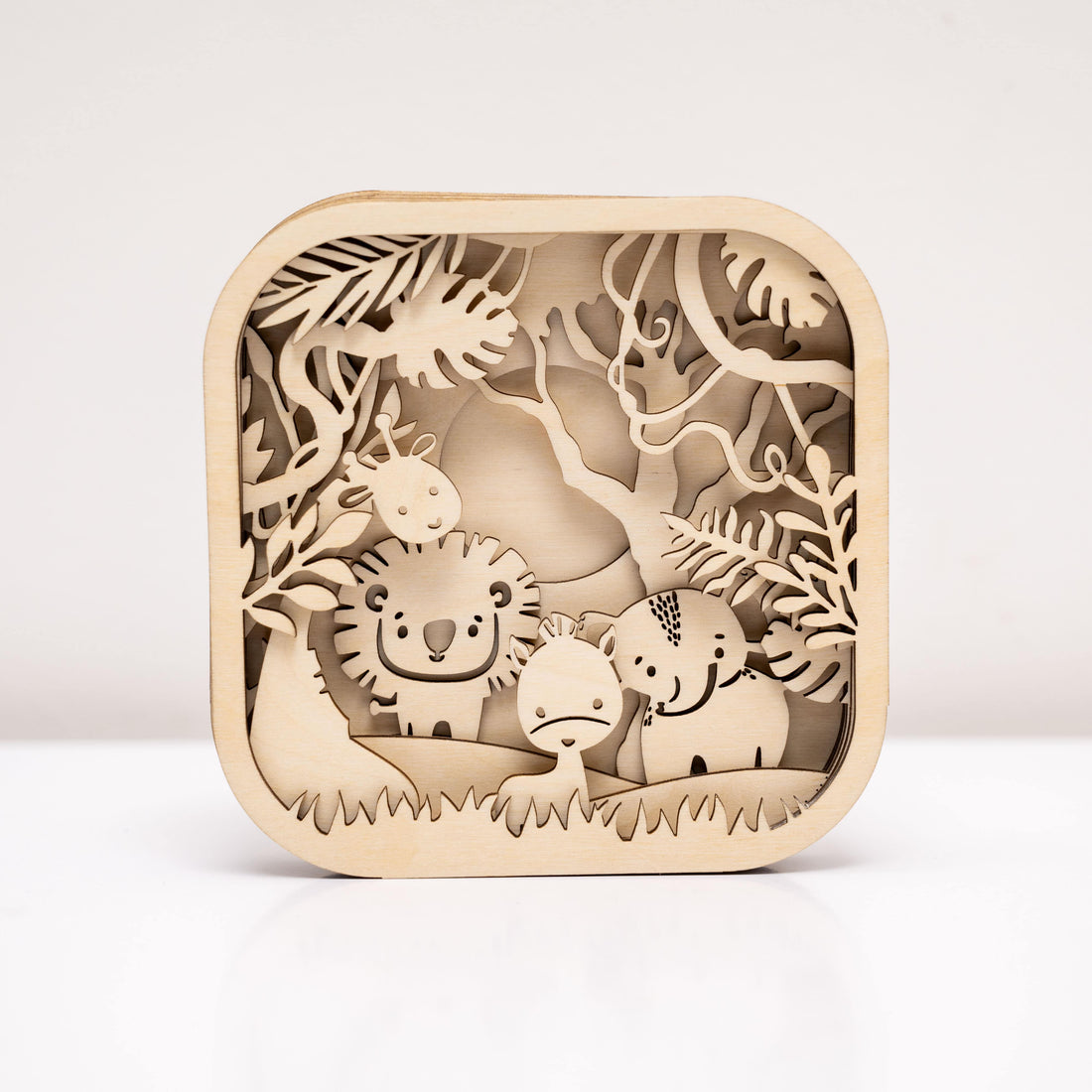 3D DIY Wood Painting Kit for Kids – Safari